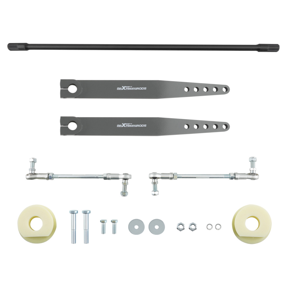 KIT BARRE STABILISATRICE AVANT AVEC BRAS EN ACIER compatible pour JEEP WRANGLER TJ LJ 97-06