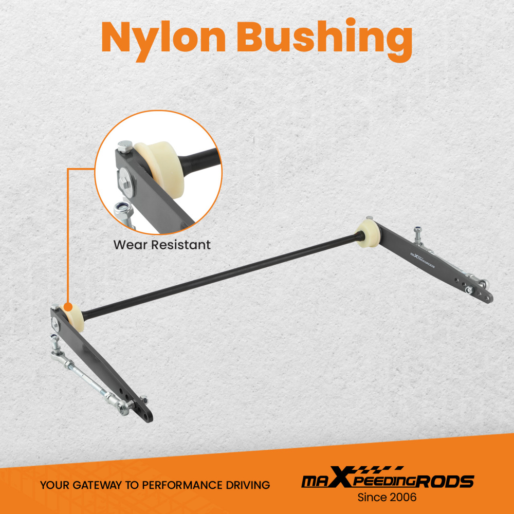 KIT BARRE STABILISATRICE AVANT AVEC BRAS EN ACIER compatible pour JEEP WRANGLER TJ LJ 97-06