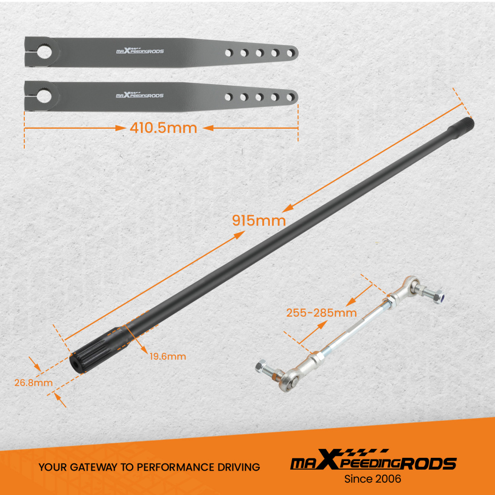 Compatible For Wrangler TJ 1997-2006 AD Front Off-Road Sway Bar Set