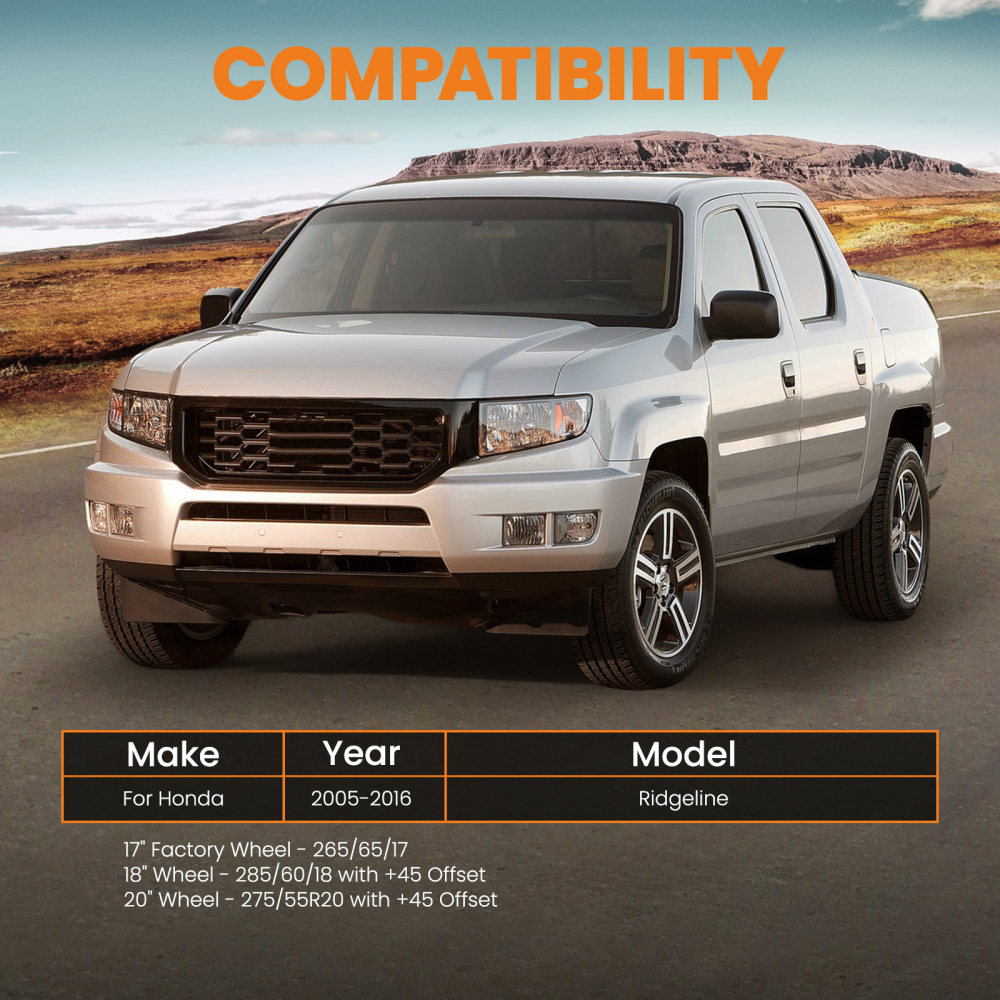 2 inch Front and rear Lift Kit w/Sway-Bars for 2005-2016 compatible for Honda Ridgeline