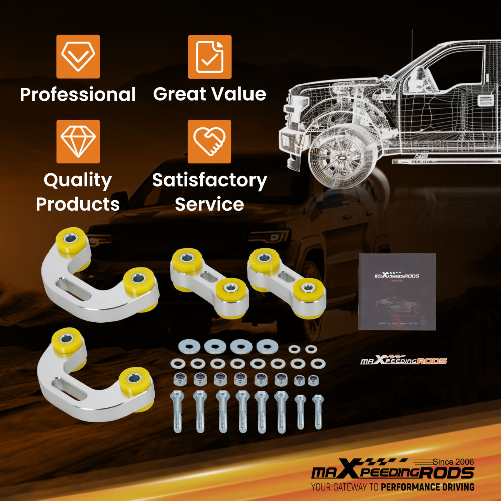 Sway Bar End Links Kit FrontRear compatible for Subaru Impreza WRX WAGON 1993-2006 2007