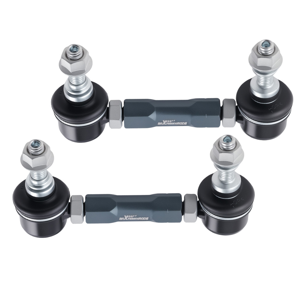 Adjustable Sway Bar End Link Kit Front Universal 137-160mm Aluminum Steel