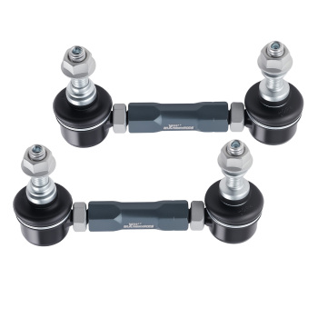 Adjustable Sway Bar End Link Kit Front Universal 137-160mm Aluminum Steel