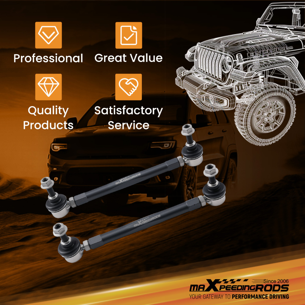 Adjustable End Link Kit compatible for Chevrolet HHR 2006-2011 255-290mm 10/12mm