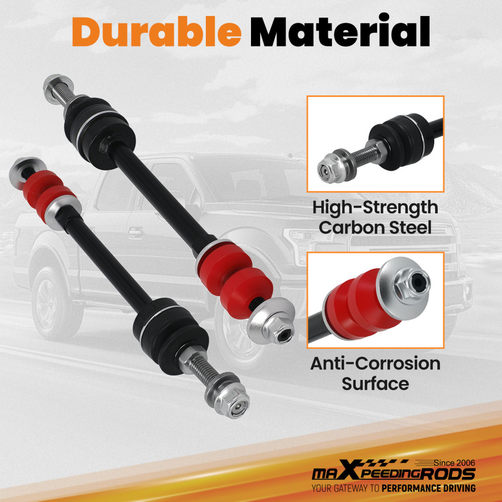Front 3 Lift Sway Bar Link Poly Bushing for Avalanche 1500 4WD 2002-2006 284mm