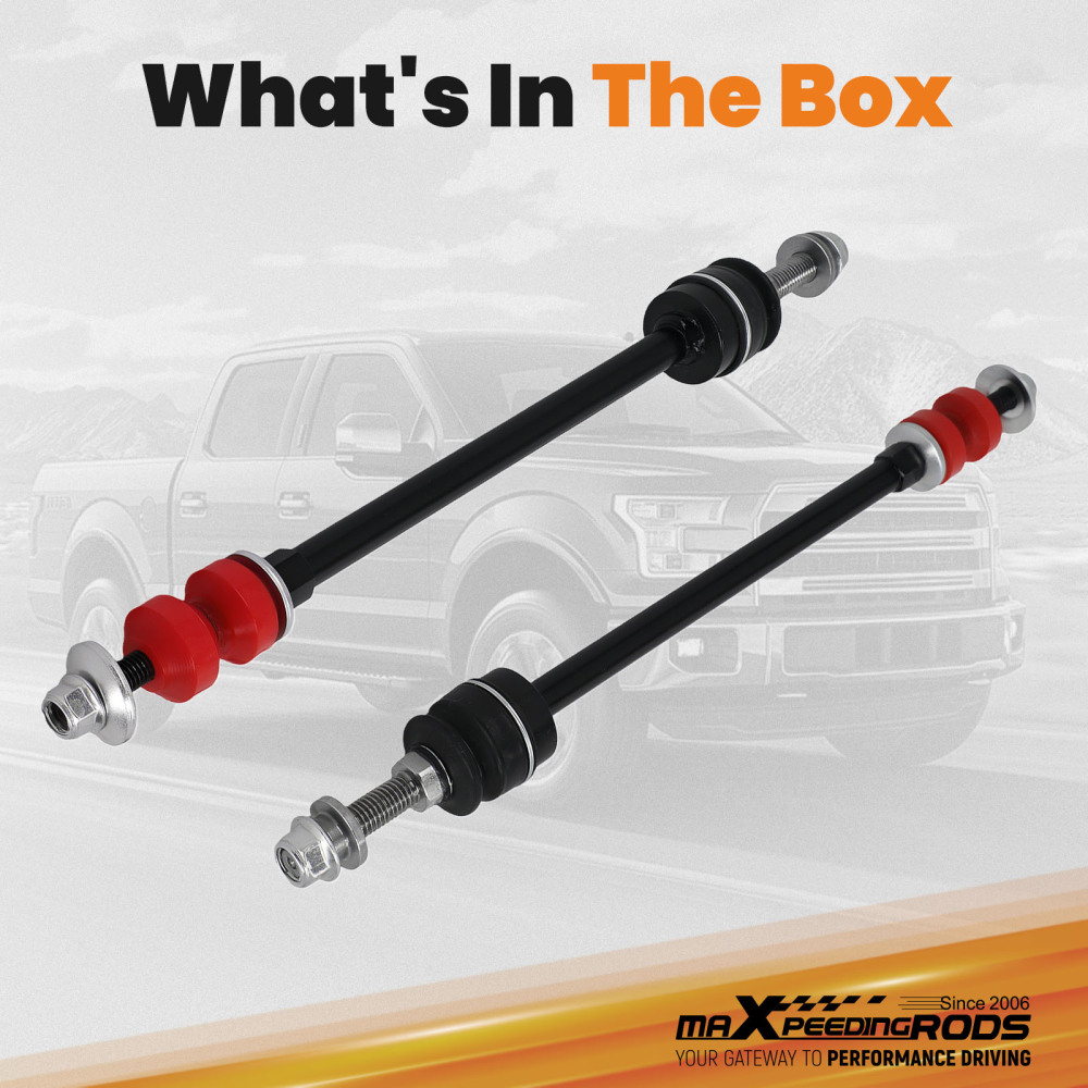 6 Front Stabilizer Sway Bar Link Kit compatible for Ram 1500 compatible for Silverado 2500HD compatible for Hummer 4WD