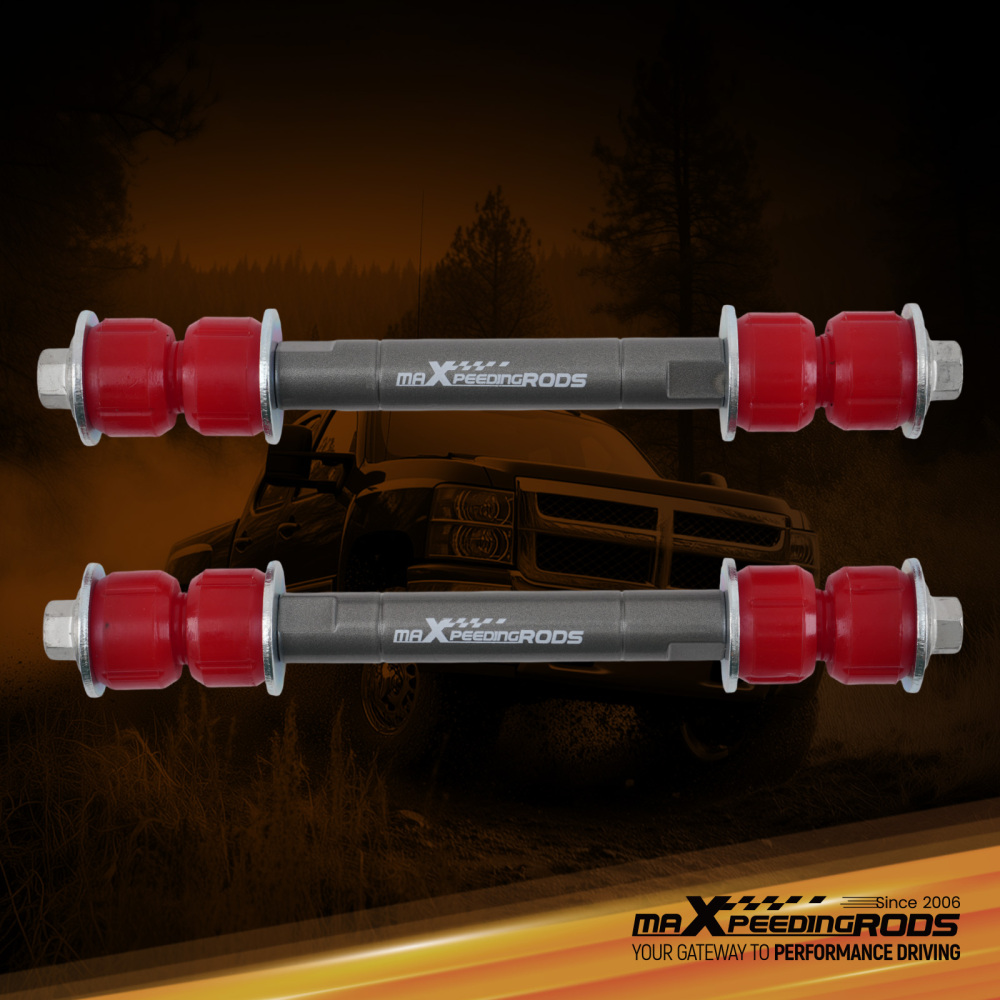 Front Sway Bar Links compatible for Chevrolet Silverado Sierra 1500 1999-2007 Poly Bushing