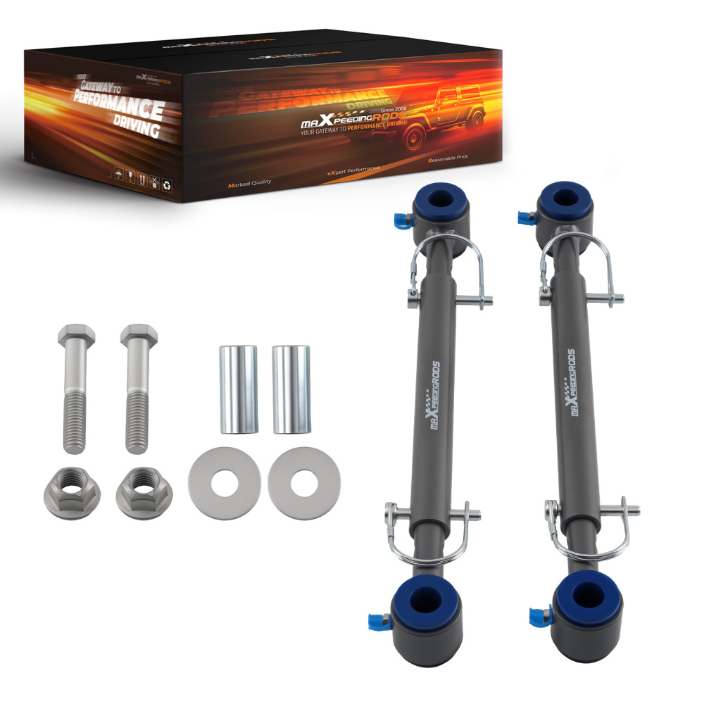 Front Sway Bar End Link compatible for Jeep Wrangler YJ 1987-1995 4-6 Lift Poly Bushing