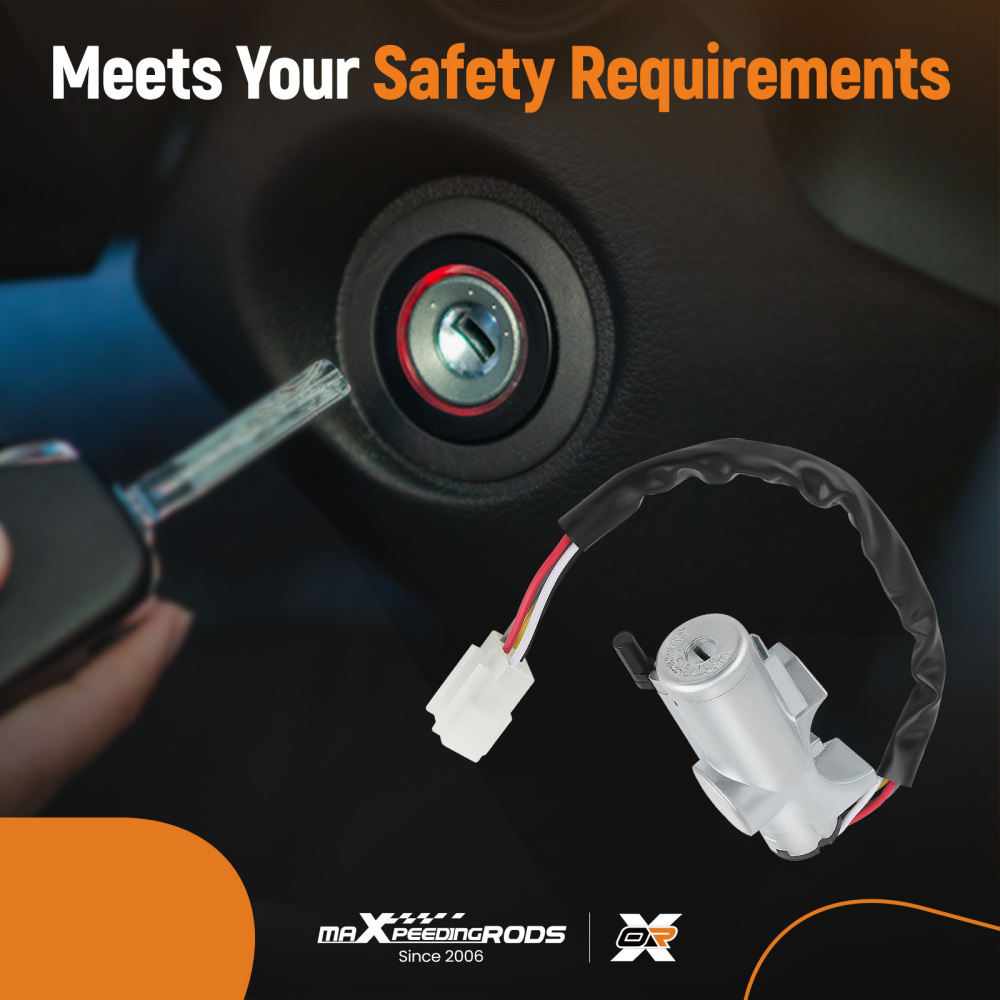 Ignition Switch Door Lock Cylinder 2 KEY compatible for Nissan D21 Pathfinder MT 1986-96