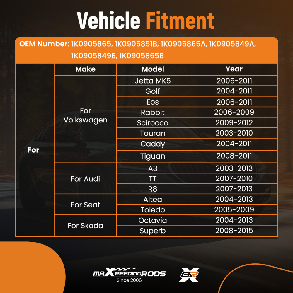 Ignition Switch With Lock Key compatible for VW Golf EOS Jetta Rabbit compatible for Audi TT A3 2004-2013