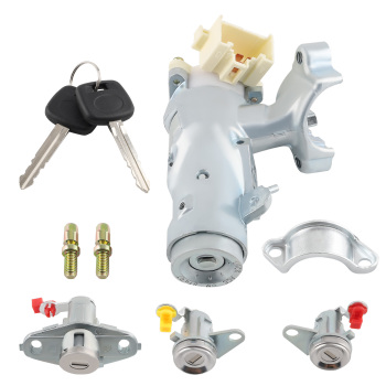 Complete Set Door Lock Ignition Switch compatible for Toyota Corolla AE110 compatible for Geo Prizm 93-95