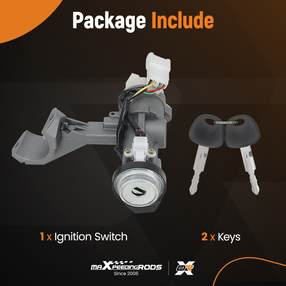 New Ignition Lock Cylinder Switch Assembly W/ Key compatible for Kia Spectra 2.0l 04-09