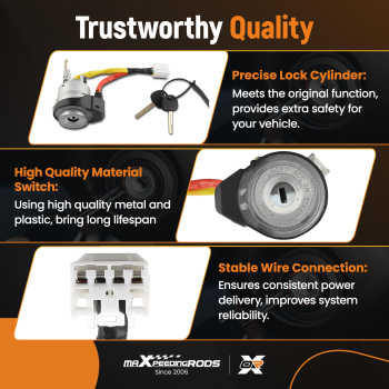 Ignition Lock Cylinder Switch W/ 2keys 81900-2GF00 NEW compatible for Kia Optima 2010