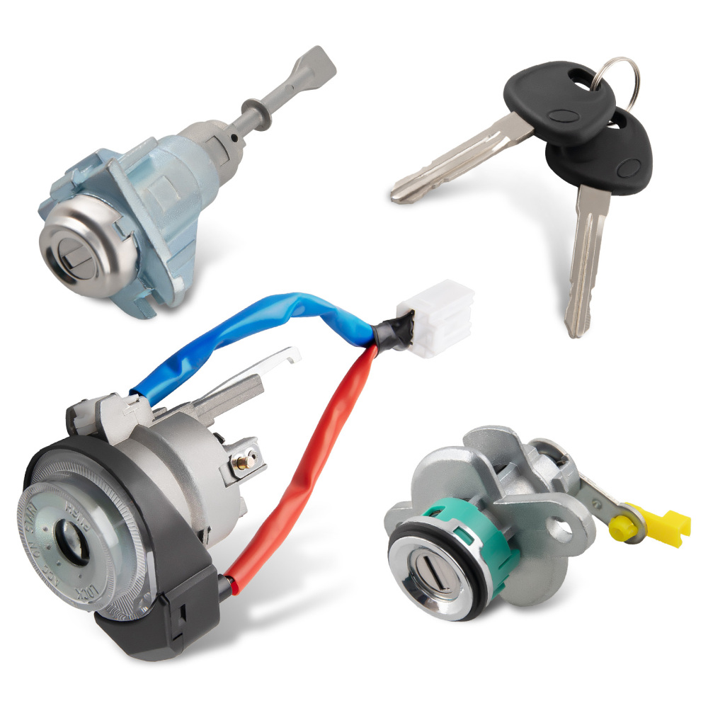 FULL DOOR LOCKIGNITION SWITCH CYLINDER compatible for HYUNDAI ELANTRA 2007-2010 SAME KEY