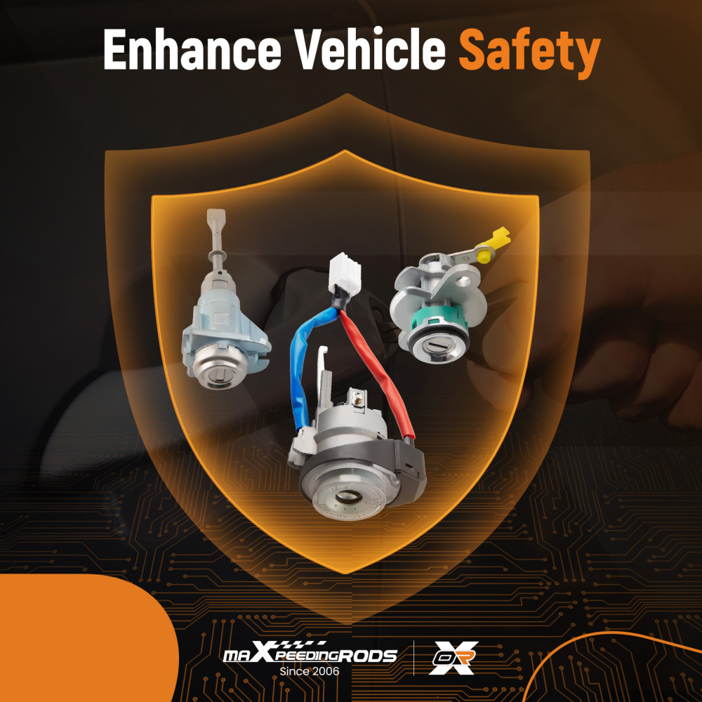 FULL DOOR LOCKIGNITION SWITCH CYLINDER compatible for HYUNDAI ELANTRA 2007-2010 SAME KEY