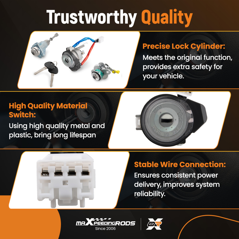 FULL DOOR LOCKIGNITION SWITCH CYLINDER compatible for HYUNDAI ELANTRA 2007-2010 SAME KEY