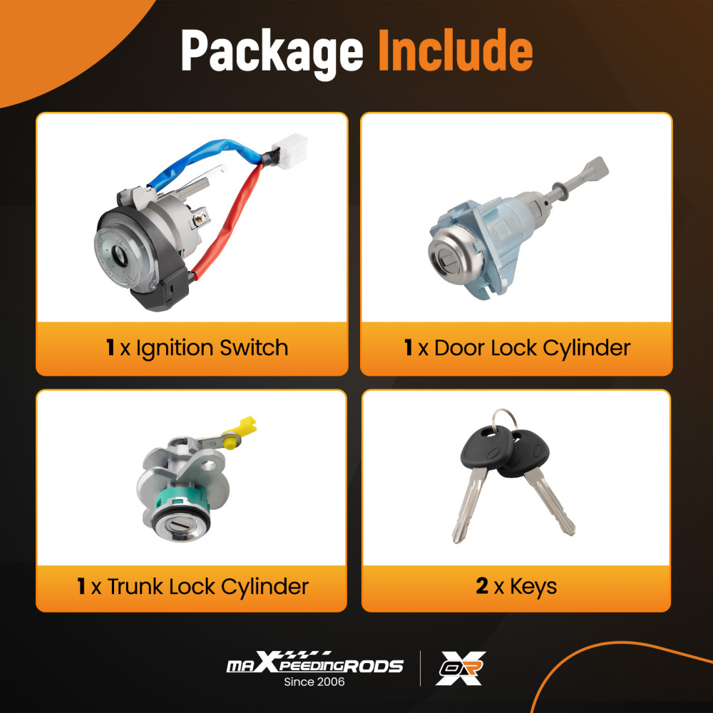 FULL DOOR LOCKIGNITION SWITCH CYLINDER compatible for HYUNDAI ELANTRA 2007-2010 SAME KEY