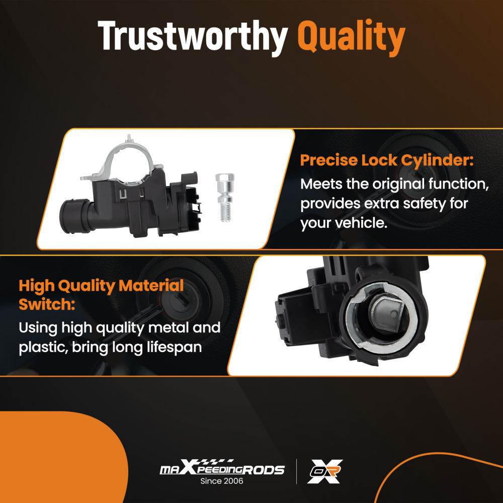 Ignition Lock Cylinder Housing 989-019 compatible for Ford Escape Focus compatible for Mazda Tribute 08-11