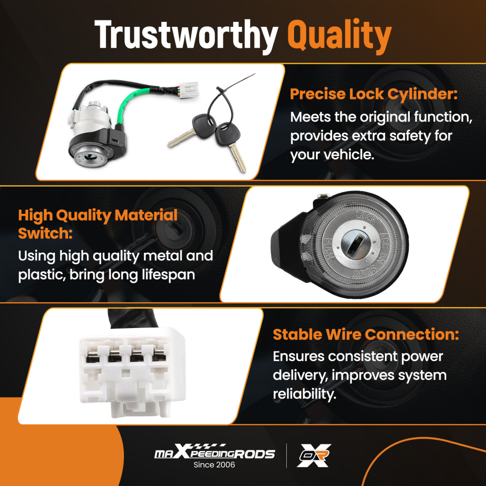 Ignition Lock Cylinders Set compatible for Hyundai Sonata 2005-2007