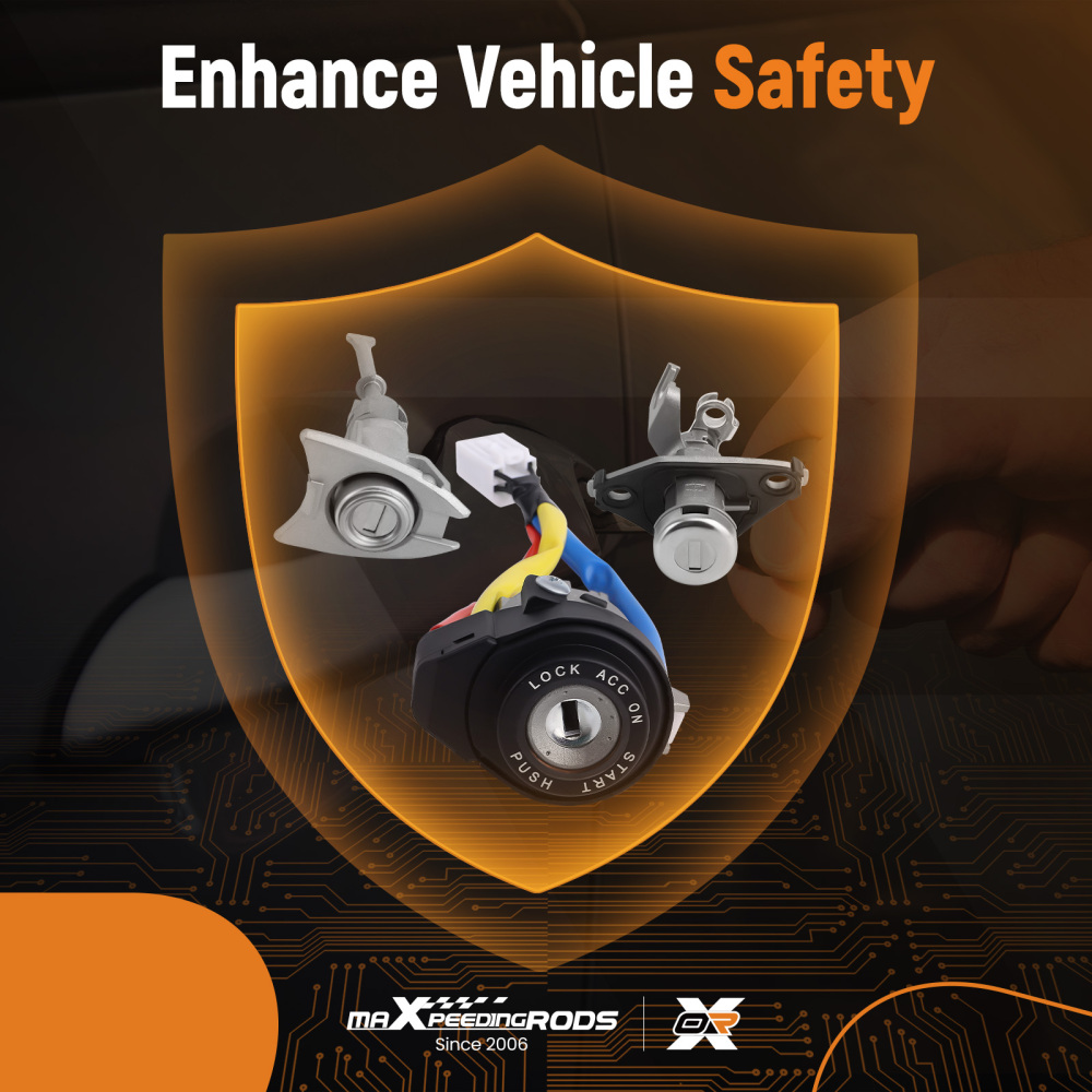 Full Door Lock Cylinder compatible for Hyundai Sonata 2009-14 Ignition Lock Cylinder