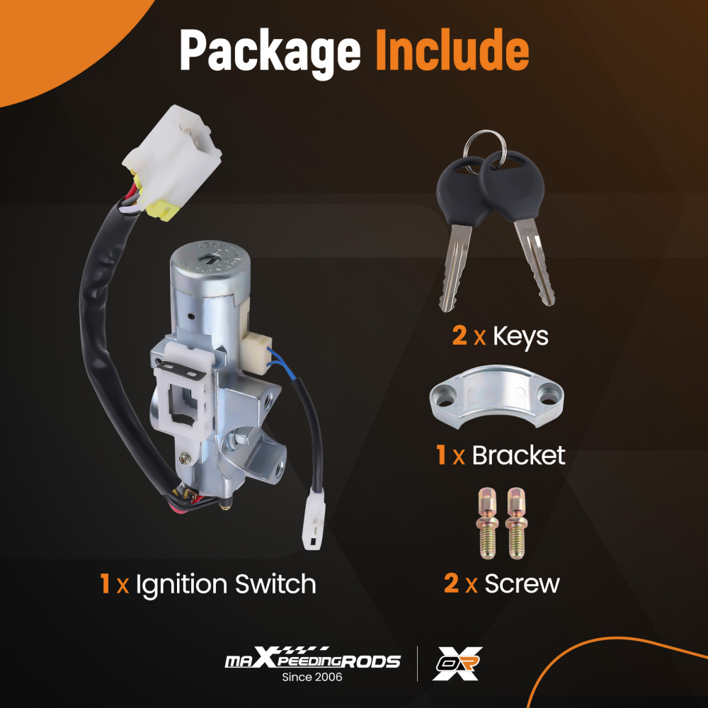 Ignition Lock Cylinder Switch with 2 Keys compatible for Nissan Xterra 00-04 Frontier 99-01