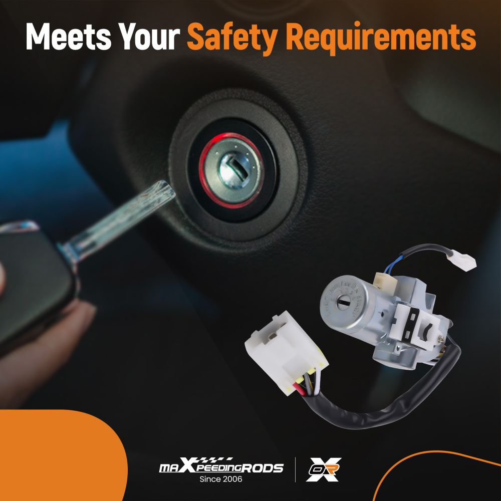 Ignition Lock Cylinder Switch with 2 Keys compatible for Nissan Xterra 00-04 Frontier 99-01