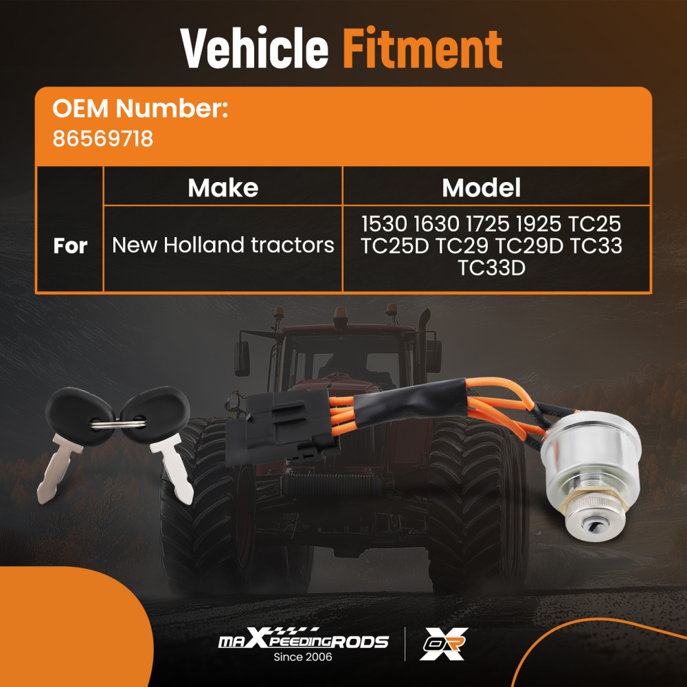 Switch Assembly Part For New Holland TC29D before S/N G039488 TC33 86569718