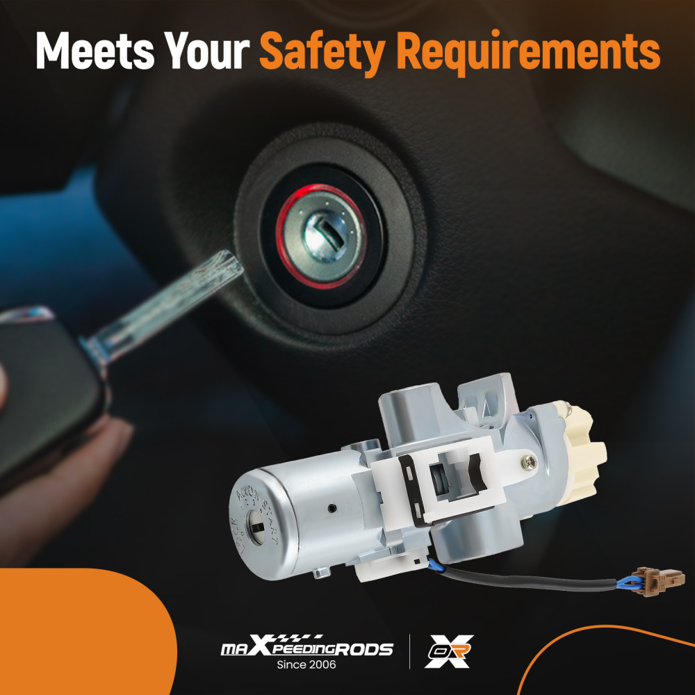 Ignition Switch w/ Lock Cylinder compatible for Nissan Maxima 1999 2000 2001 2002