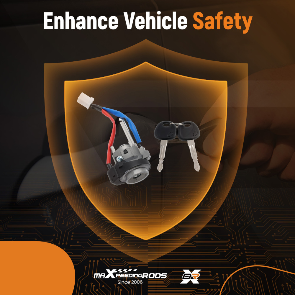 Ignition Lock Cylinder Switch With Double Keys 81905-F2230 For Elantra 2017-2020