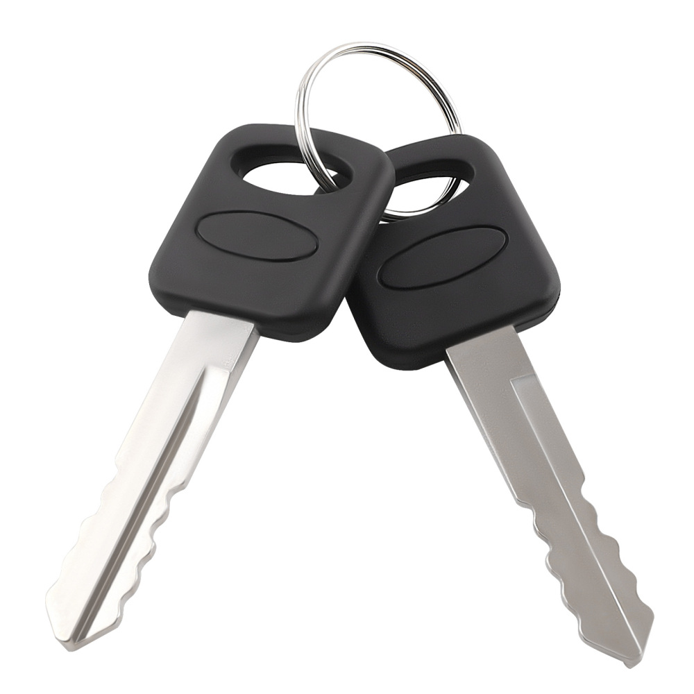 Ignition Switch Lock Cylinder + Pair (2) Door Lock Cylinder W/2 Keys compatible for Ford