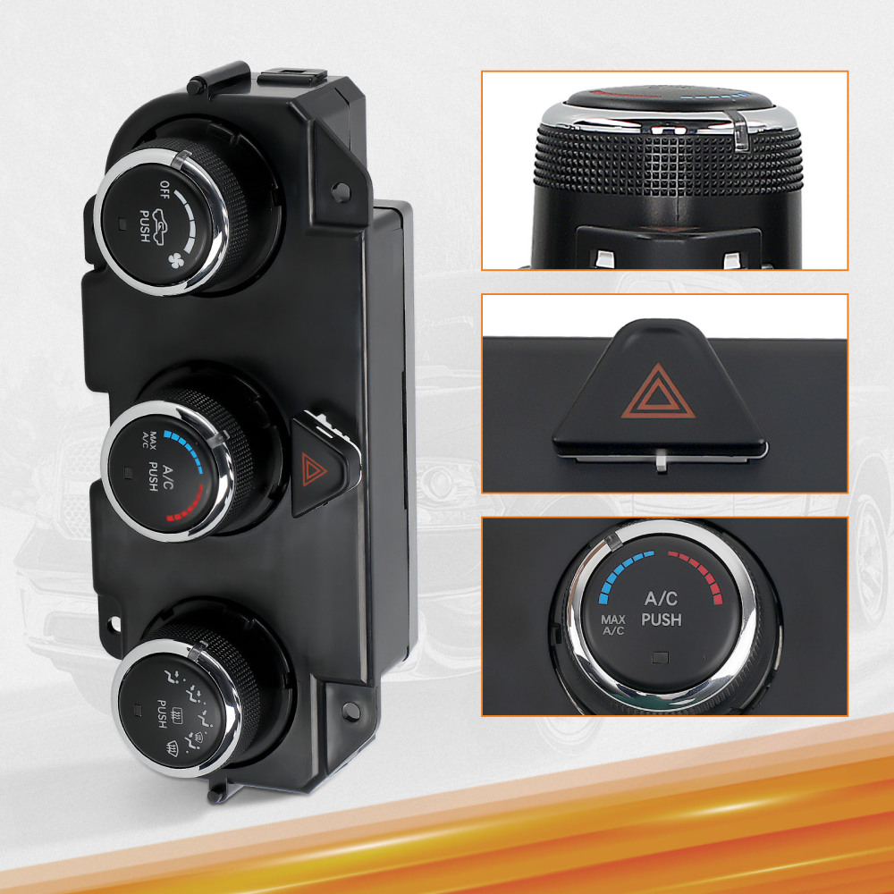 2 Plugs A/C Heater Climate Control Module compatible for Dodge RAM 1500 13-18 68105021AD