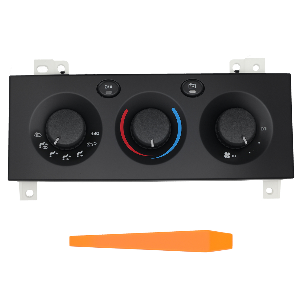 Front Climate Control Module compatible for Jeep Grand Cherokee 2002-2004 P55115904 Black