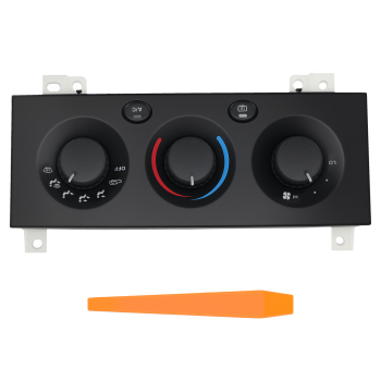 Front Climate Control Module compatible for Jeep Grand Cherokee 2002-2004 P55115904 Black