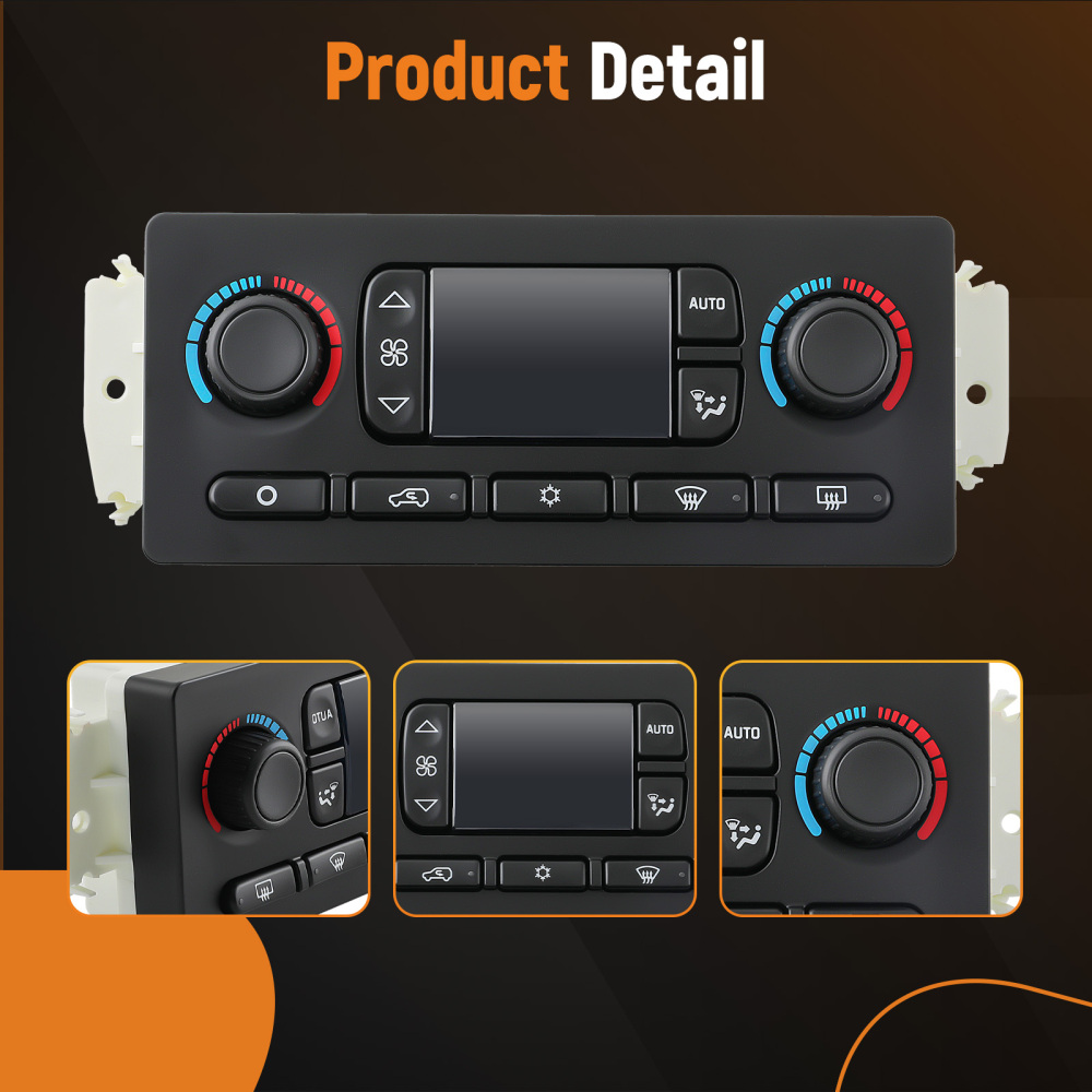 A/C Heater Climate Temperature Control Module Compatible for CADILLAC ESCALADE 2003-2004