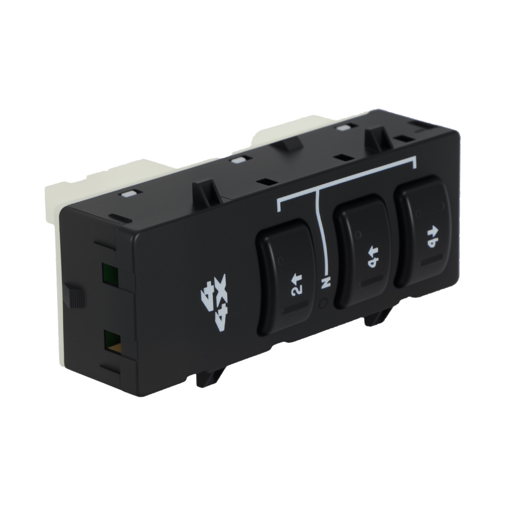 4Wheel Drive Selector Switch compatible for GMC Sierra 2500 HD 2003-2006 19259312 Black