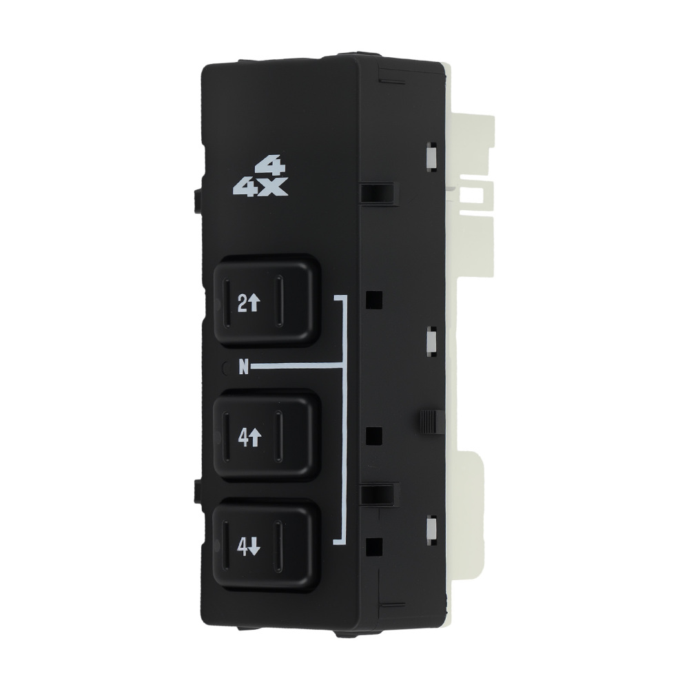 4Wheel Drive Selector Switch compatible for GMC Sierra 2500 HD 2003-2006 19259312 Black