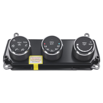 Compatible for AC Temperature Control Panel compatible for Jeep Wrangler 3.6L 2014-2018 68197437AB