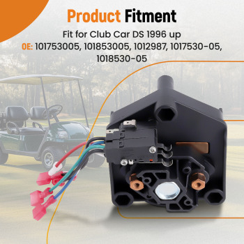 48V Heavy Duty Forward Reverse Switch Assembly For Club Car compatible for Golf Cart compatible for DS 1996+