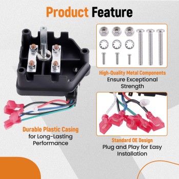 48V Heavy Duty Forward Reverse Switch Assembly For Club Car compatible for Golf Cart compatible for DS 1996+