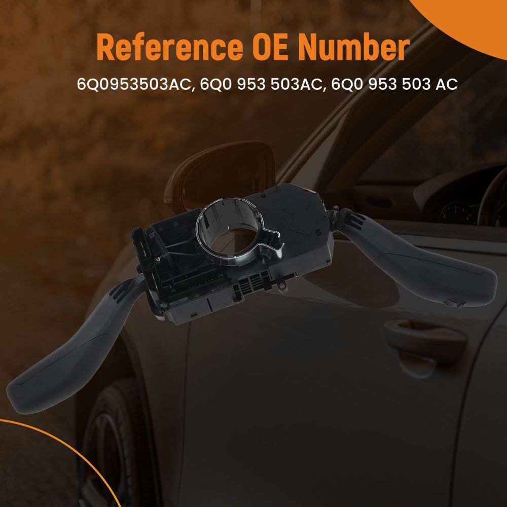 Steering Column Switch Indicator Stalk compatible for VW Polo Mk42001-09 6Q0953503AC