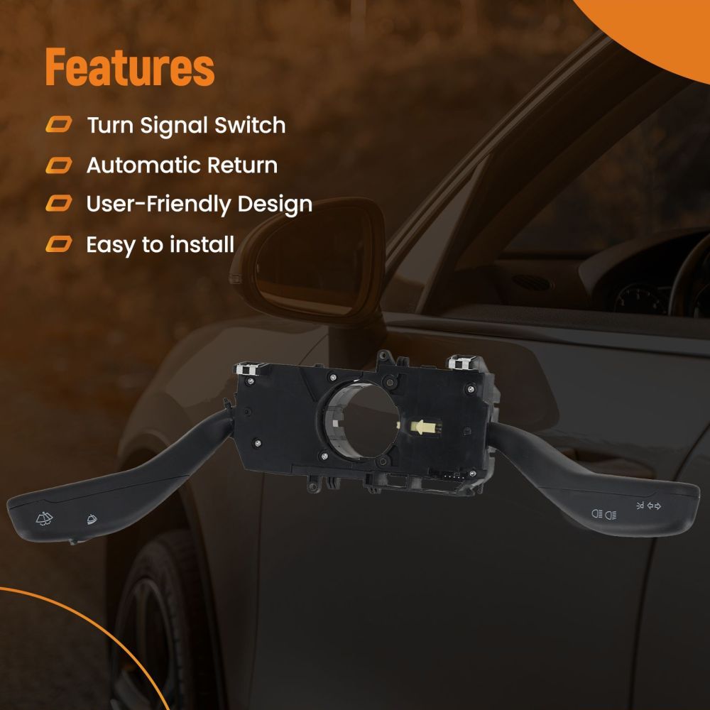 Steering Column Switch Indicator Stalk compatible for VW Polo Mk42001-09 6Q0953503AC