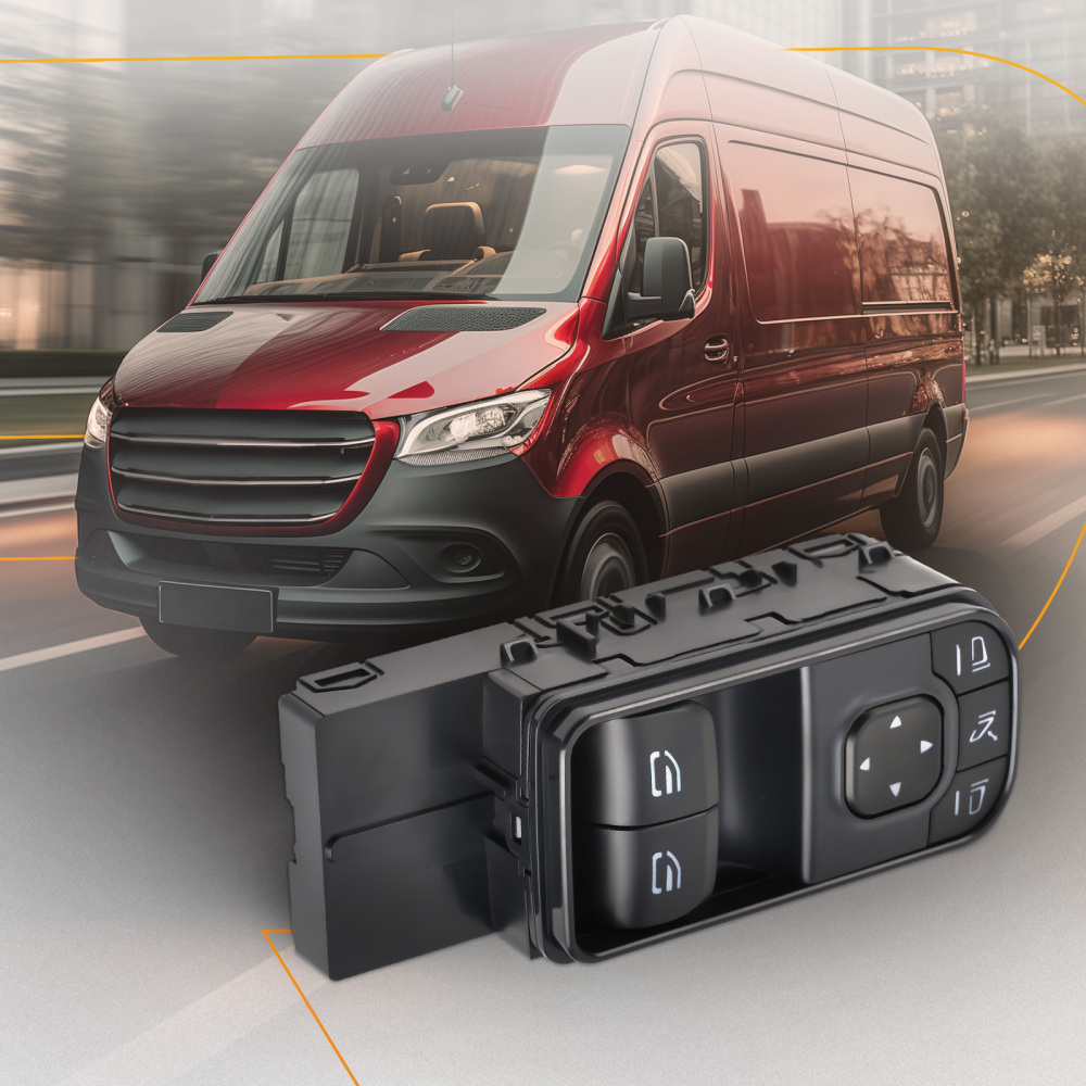Master Window Control Switch compatible for Mercedes Sprinter 3500 XD 2018-2021 A9079059002