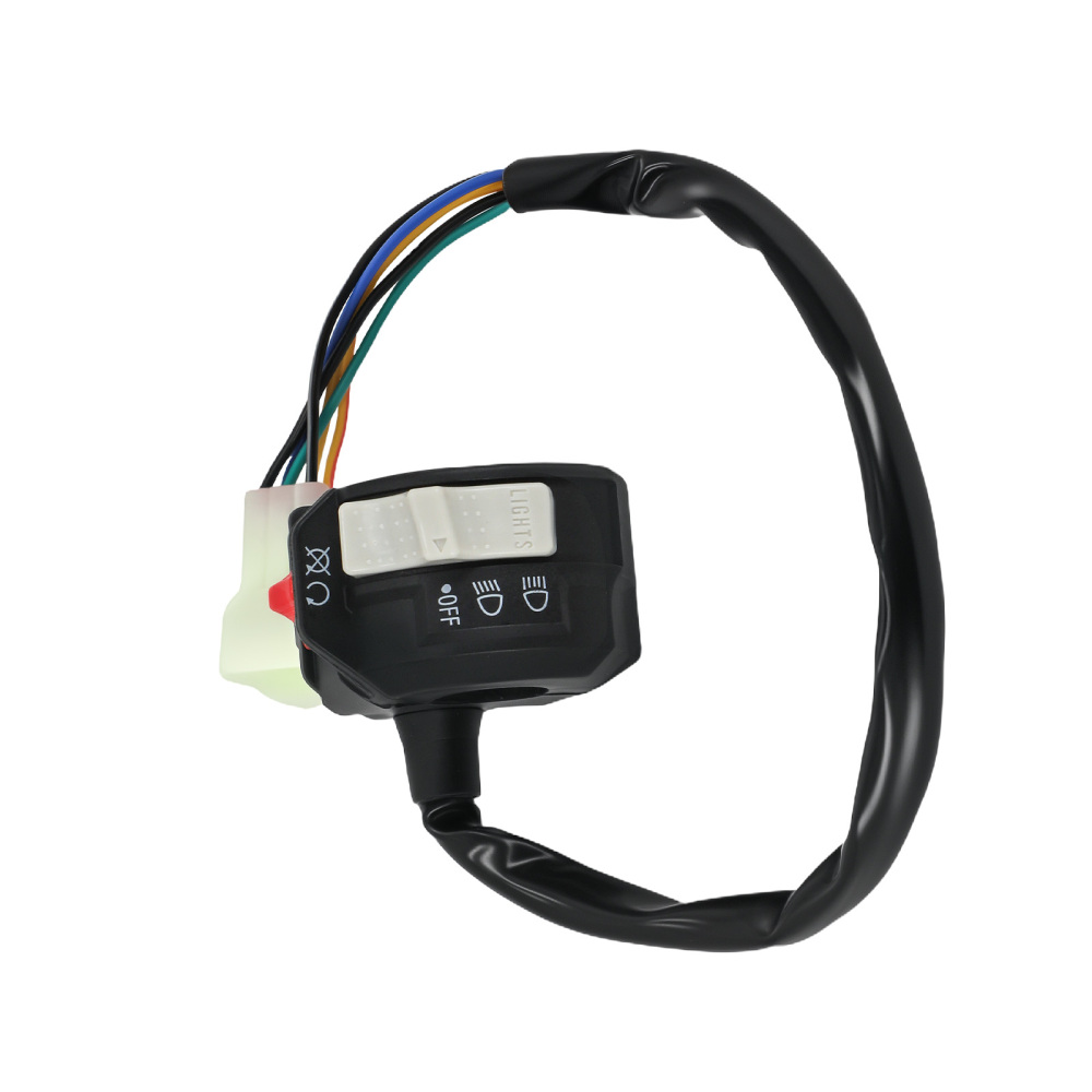 Left Handlebar Run Stop Switch Headlight compatible for Yamaha Banshee 350 YFZ350 2002-2006