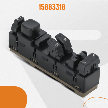 Front Driver Left Side Power Window Switch compatible for Chevy / GMC 15883318 New
