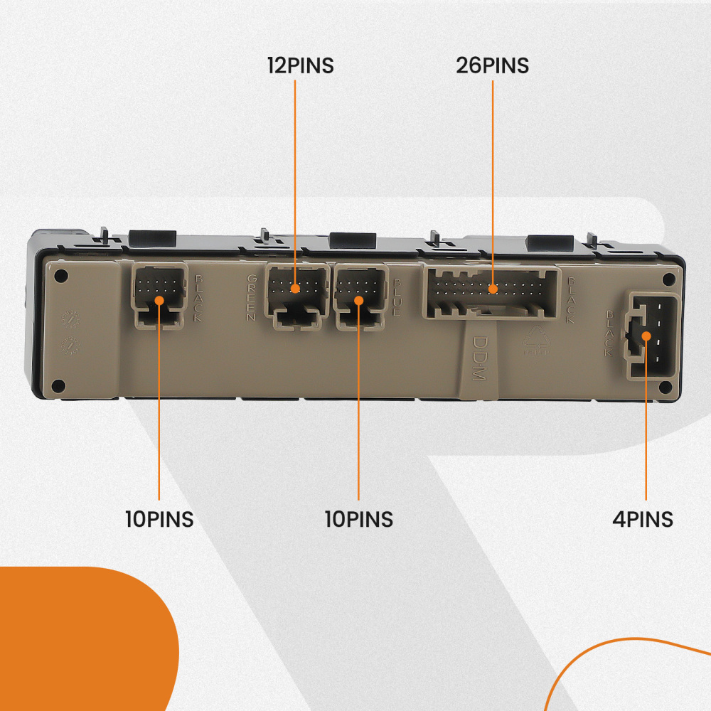 Front Driver Left Side Power Window Switch compatible for Chevy / GMC 15883318 New