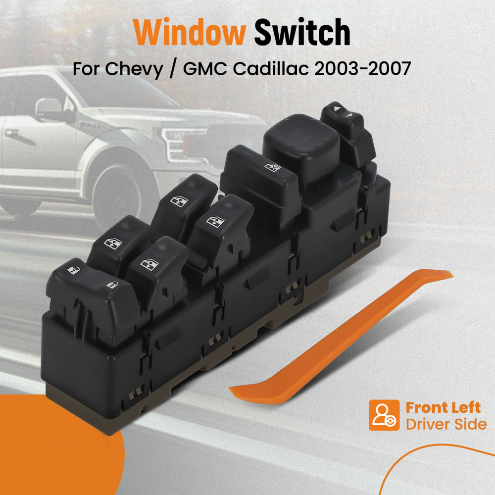 Master Power Window Switch Driver Left compatible for Chevy Tahoe 03-06 compatible for Silverado 1500