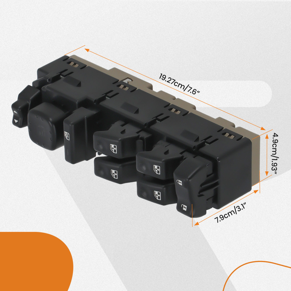 Master Power Window Switch Driver Left compatible for Chevy Tahoe 03-06 compatible for Silverado 1500