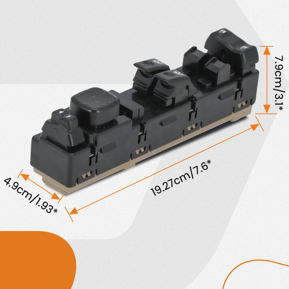 Power Window Switch Front Left compatible for Chevrolet Silverado 1500/2500/3500 compatible for GMC NEW