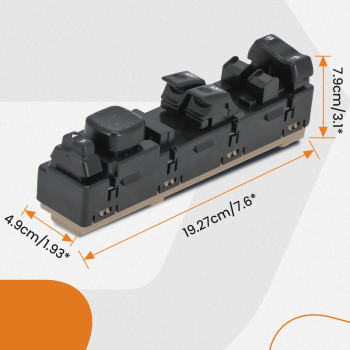 Power Window Switch Front Left compatible for Chevrolet Silverado 1500/2500/3500 compatible for GMC NEW