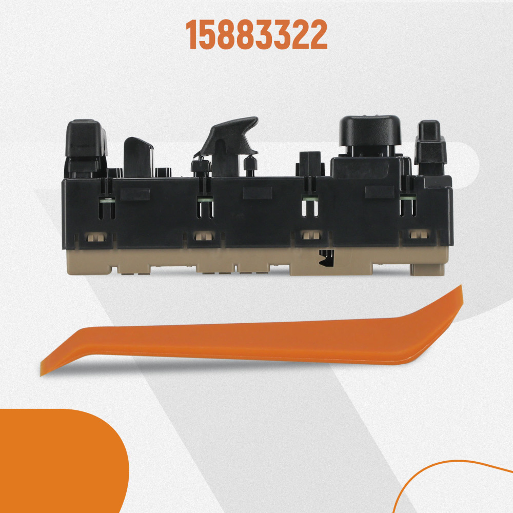 Power Window Switch Front Left compatible for Chevrolet Silverado 1500/2500/3500 compatible for GMC NEW